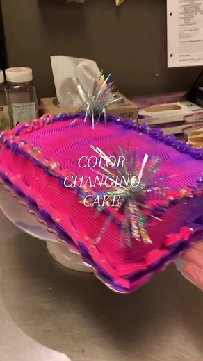 How to Change Cake Color | Color Changing Cake Tutorial