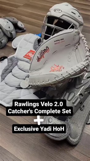 Rawlings Velo 2.0 Catcher's Complete Set and Apollosports.com #Exclusive Yadi HoH #GetYours now! . . #ApolloSports #Baseball #BaseballSeason #BaseballisLife #BaseballLife #BaseballGlove #BaseballGloves #Catcher #Catchers #CatchersMitt #CatchersGear | Apollosports.com
