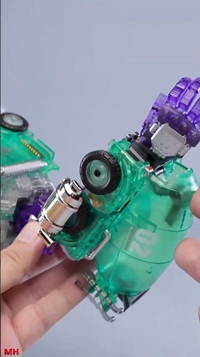 Transformers Mecha Invasion Devastator Set of 6 Transparent Version Part 8
