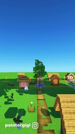 Exploring the Impact of Relocating a Village Tree | Minecraft Collab