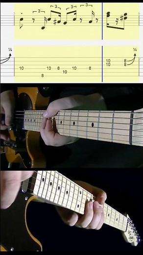 Guitar Tab Cissy Strut by John Mayer #guitarriffs #johnmayer #guitartabs #stratocaster #meters