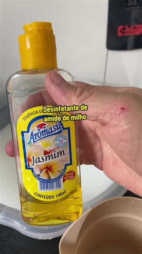 Como Fazer Desinfetante de Amido de Milho