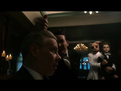 Penguin Stabs Aristocrat In The Head - Penguin Eats People Pie (Gotham TV Series)