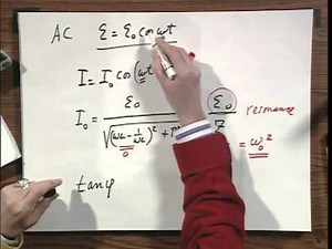 8.02x - Module 09.02 - Driven RLC Circuit - Resonance width