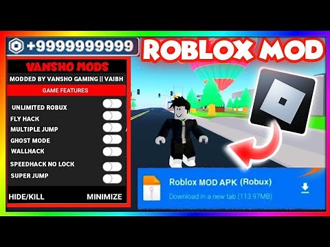 Roblox Mod Menu 2.593.656 Download & RS Speed No Lock, Unlimited Robux ,Pass Through wall || Vansho