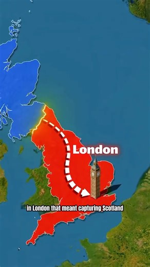 Geo Saga on Instagram: "Why England could never conquer Scotland? #England #Scotland #geography #war"