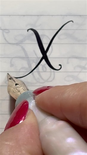 “X” calligraphy #signature #calligraphy #handwriting #letter #penmanship