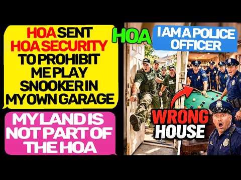 HOA Security Guards Kicked In My Garage Door… They Picked the Wrong House EntitledPeople