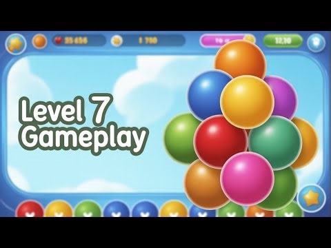 🎯 Bubble Shooter Level 7 | Perfect Aim & Full Walkthrough 💥 Bubble Shooter Gameplay | IVYGAMES