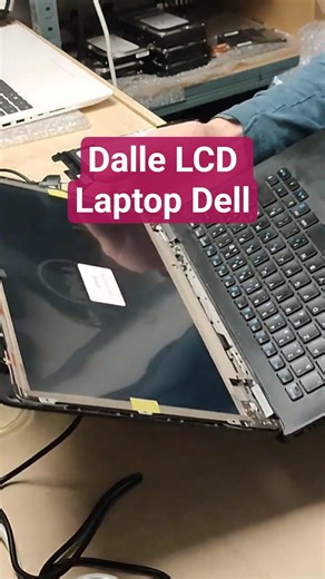 Réparation Dell : remplacement de dalle LCD sur PC portable #windows10