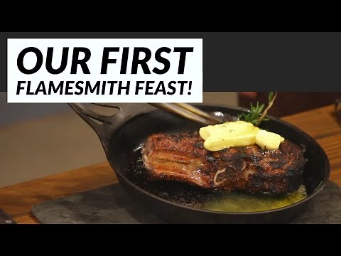 Cooking in our Wood Fired Ovens - Our First Flamesmith Feast!