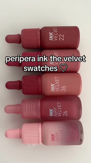 Peripera Ink Velvet Swatches: A Guide to Beautiful Lips