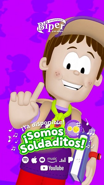 🎺🥁 ¡Somos Soldaditos! ¡Ya disponible! 🤗 Biper y sus Amigos