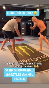 A clip of Sean Strickland wrestling Bengals rookie Dylan Fairchild…. 👀 | Almighty Fighting Championship