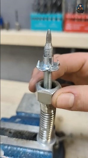 Make a Spring Punch for Metal! 🔩🔥#DIY #ToolHack