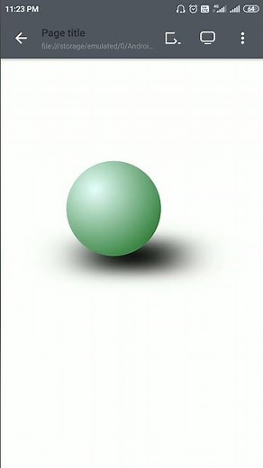 Designed 3D sphere with shadow #css