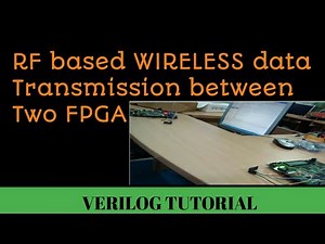VLSI Project || RF based WIRELESS data transmission between two FPGA ||SPI || NRF24L01||Verilog Code