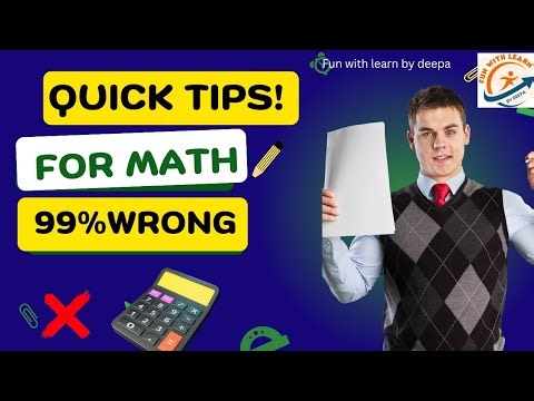 🔥 Crazy Math Tricks for Fast Calculations | No Calculator #quickmath 