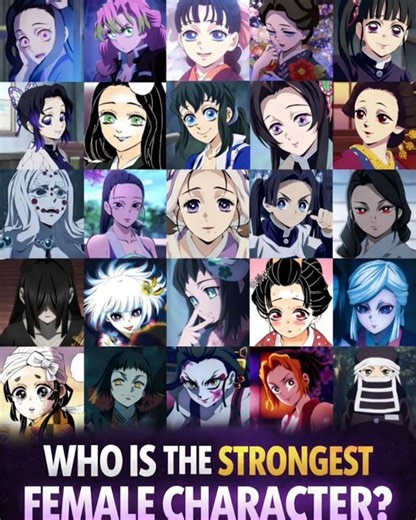 Who's the strongest female character in Demon Slayer ? #demonslayer #kanaotsuyuri #mitsurikanroji