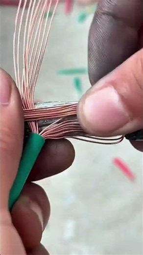 Unique Way to Splice Main Electrical Cables Using Copper Wire