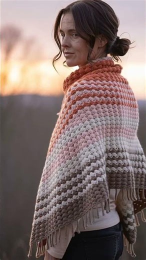 Download Easy Drape Crochet Wrap Pattern in bio #crochet