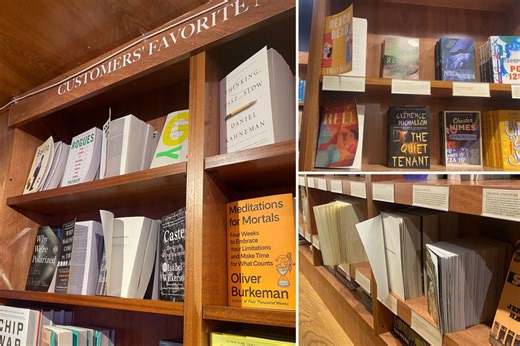 It’s so hot and humid that even books are sweating at this NYC bookstore