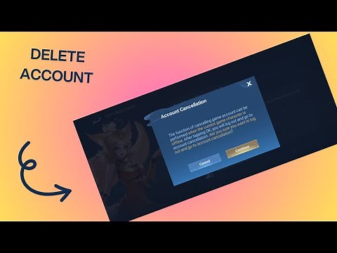 How to Delete Honor of Kings Account