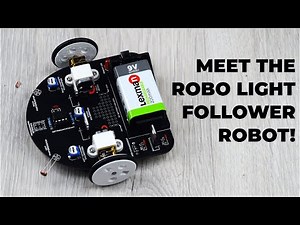Robo LightFollower Teaser - Attiny Light Following Robot
