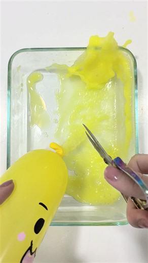 Wait For The Satisfying Star Drop! 🎈✨ Bubbly Slime Squeeze ASMR #shorts