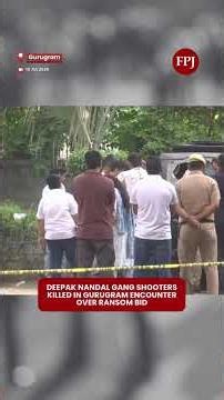 Gurugram Encounter: 4 Deepak Nandal Gang Shooters Killed, 1 Injured In Sushant Lok