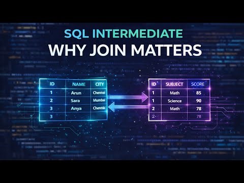 SQL for Data Analysis | SQL intermediate: Episode 16— Why JOIN Matters Explained | DuckDB