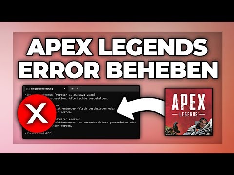 Fix Apex Legends Error & Error Messages - Tutorial