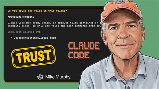 Claude Code: How To Add Trusted Directories What You Will Learn: 👉 Locate Claude Code Settings.json file 👉 Add Folder as Trusted Directory 👉 Save & Exit Nano Text Editor 👉 Launch Claude Code from Trusted Directory | Mike Murphy LLC