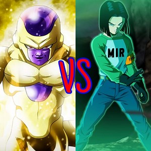 Golden Frieza vs Android 17 (All healed and Current) - Dragon Ball