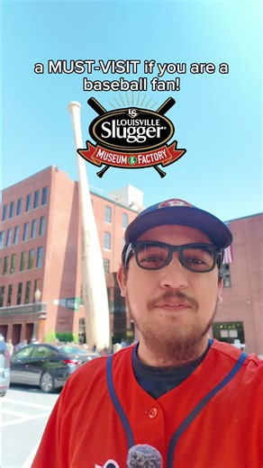 The Louisville Slugger Museum & Factory in Louisville, Kentucky 📍 is a MUST-VISIT for baseball fans who want to learn how MLB baseball bats are made! #baseballbat #louisvillekentucky #slugger #museum #factory
