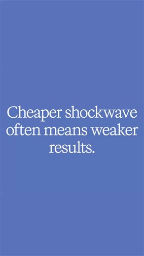 Why Shockwave Costs Less in Some Clinics—and Why It Matters