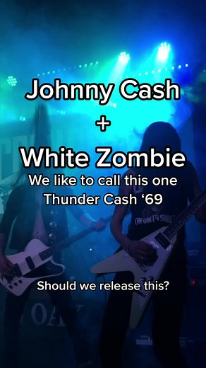 Country Metal #johnnycash #whitezombie #robzombie #heavymetal #countrymusic #folsomprisonblues #thunderkiss65