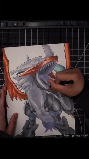 "Imperialdramon" | ✒️ Traditional Ink Sketch