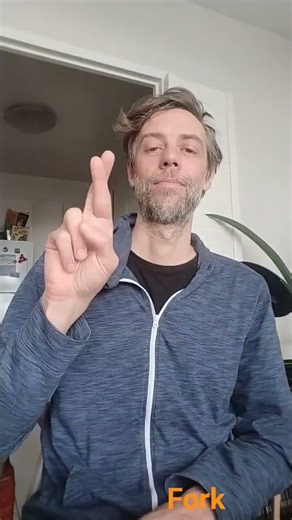 🍴 fork how to sign the word 🍴 fork in ASL American Sign 🍴 Language , fork