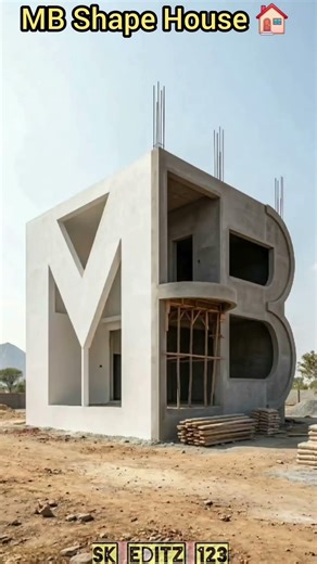 MB Shape House 🏠 Luxury Front Design Villas #shorts #status #home #Contractions