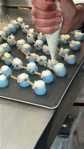 Bouchée cocktail bleue