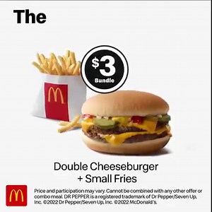 405K views · 35 reactions | Get your meal quick with curbside pickup. Plus, earn points towards free McDonald’s when you order on the app. Price and participation may vary. Cannot be combined with any other offer or combo meal. DR PEPPER is a registered trademark of Dr Pepper/Seven Up, Inc. ©2022 Dr Pepper/Seven Up, Inc. ©2022 McDonald's | McDonald's | Facebook