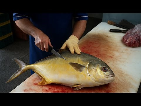 How to Fillet a Golden Pompano in Under 3 Minutes (Hidden Chef Hack!)