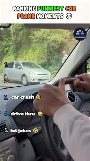 Ranking Funniest Car Prank Moments 💀 #ranking #funniest #carprank #shorts
