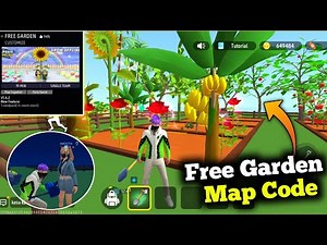 Free Garden New CRAFTLAND MAP 🌻🌱 | Free Fire Free Garden Craftland map code | FF New Craftland Map