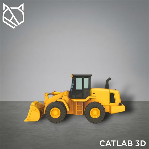 Wheel Loader STL | 3D Printable Construction Machine | Heavy Equipment Model | Digital File - Etsy Canada