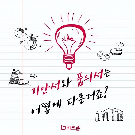 [비즈폼]기안서와 품의서 차이점을 아시나요?