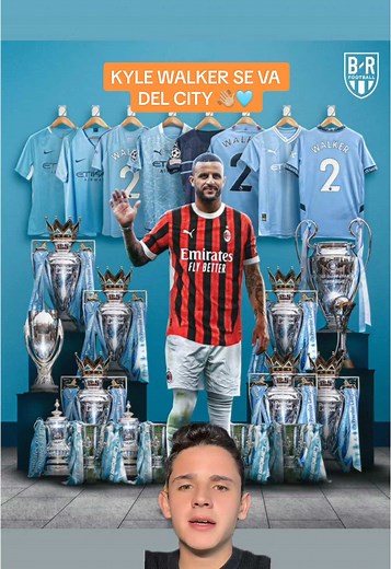 Kyle Walker se une al AC Milan tras 7 años en el City
