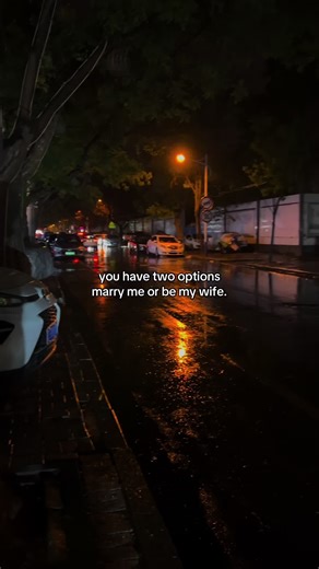 You Have Two Options: Marry Me or Be My Wife