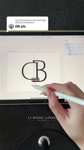 Mastering Wedding Logo Design Process: Procreate vs. Adobe Illustrator #designprocess #weddinglogo